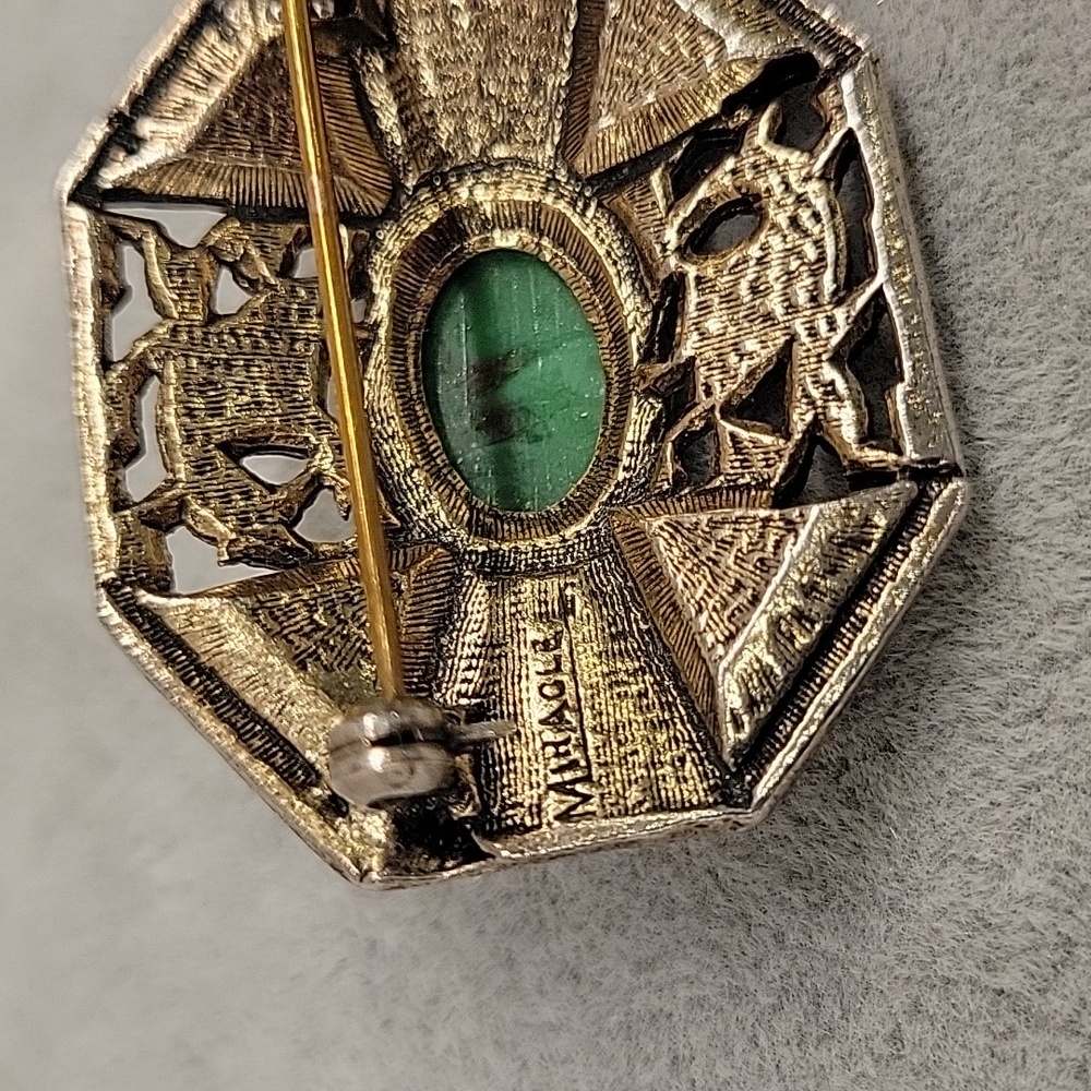Vintage Celtic/Scottish Miracle Brooch Dragons - Picture 5 of 5
